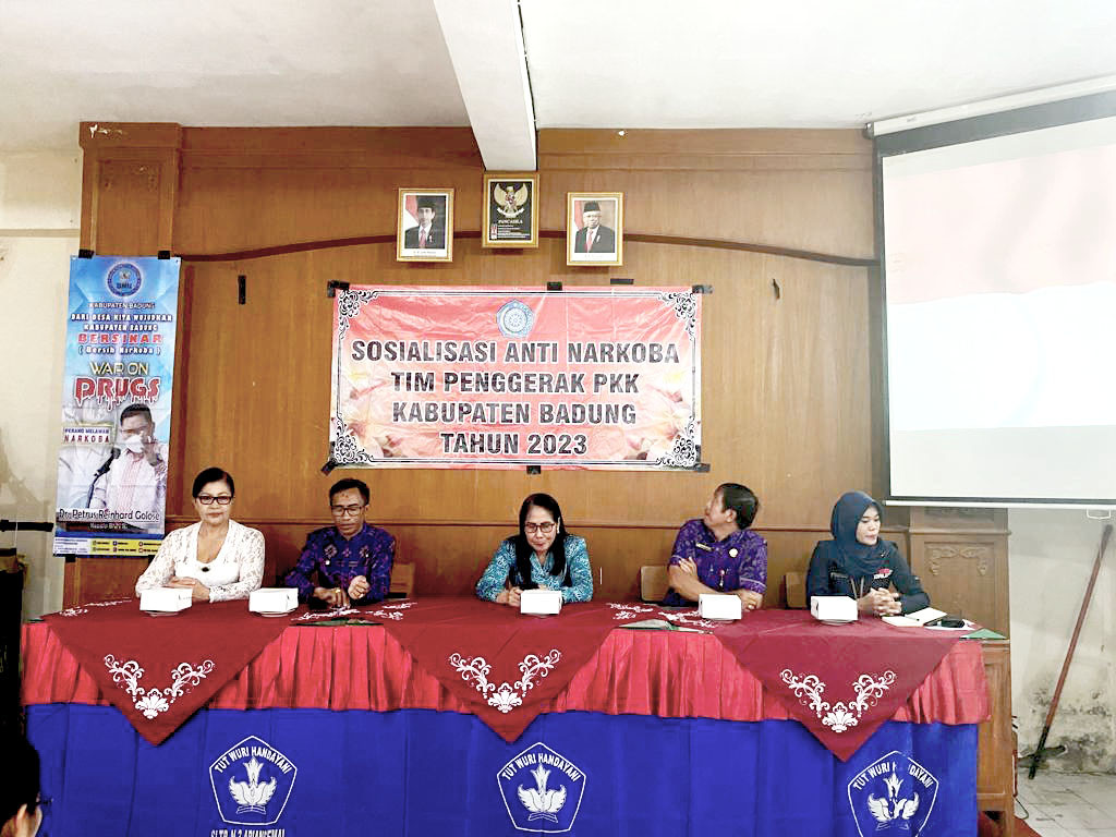 Sosialisasi Anti Narkoba Di SMP N 3 Abiansemal Kabupaten Badung